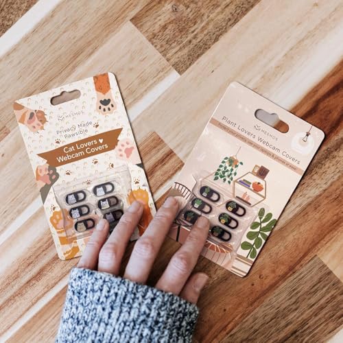 MESMOS 6pk Laptop Camera Cover Slide Cute, Laptop Accessories, Phone & Computer Camera Webcam Cover Slide, Web Cam Privacy Blocker (Plants (Small Size)) - size: Small