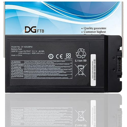 DGFTB CF-VZSU0PW CF-VZSU0PR Battery Replacement Pack for PANASONIC TOUGHBOOK CF54 CF-54 Mk1 Series 54 Gloved Multi Touch, 54 Lite, 54 Performance, 54 Prime Higher Capacity (11.1V 46Wh/4200mAh)