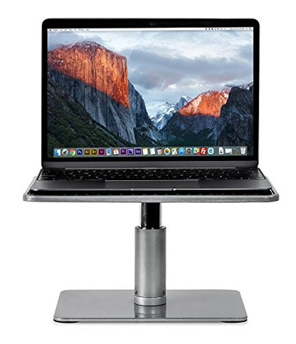 Mount-It! Adjustable Height Laptop Stand for MacBook Pro, Ergonomic Desk Riser for 11-15 Inch Laptops and 24-32 Inch Monitors