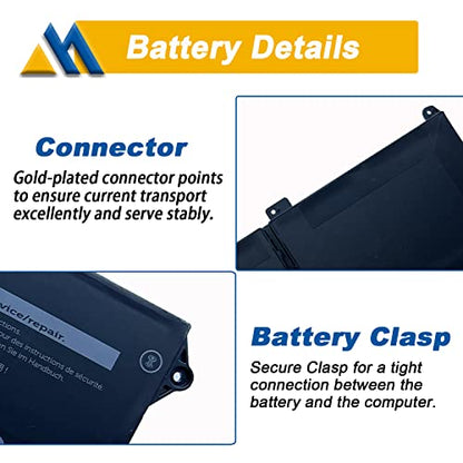 RJ40G 4-Cell 63Wh Laptop Battery Replacement for Dell Latitude 15 5520 Latitude 14 5420 Precision 15 3560 Series M033W 01K2CF 075X16 WY9DX P137G P137G001 P104F P104F001 0WK3F1 0M3KCN 15.2V 3941mAh - size: 9.66*4.06*0.22 inch RJ40G