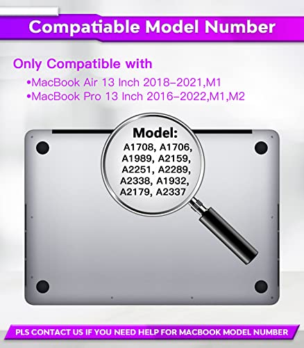 PYS macbook air 13 inch privacy screen Compatible with MacBook Air 13.3'(Released in 2018-2021: A1932,A2179,A2337)-Anti Glare，Webcam Cover Slider，Provide Privacy, Ultra Slim，Easy On - size: MacBook Air 13 Inch(2018-2021,M1)