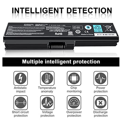 TSKYBEAR PA3817U-1BRS Battery Compatible with Toshiba Satellite C655 C675 C675D L645 L645D L655 L655D L675 L675D L745 L755 L755D P745 P755 P775 M645 A660 A655 PA3817U Series Battery - size: PA3817U-1BRS