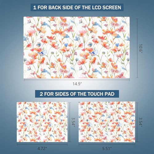 Laptop Notebook Skin Sticker Cover Decal, 12 13 13.3 14 15 15.4 15.6 inch Laptop Vinyl Skin Sticker Cover Art Protector Notebook PC (NEK-52) - color: NEK-52