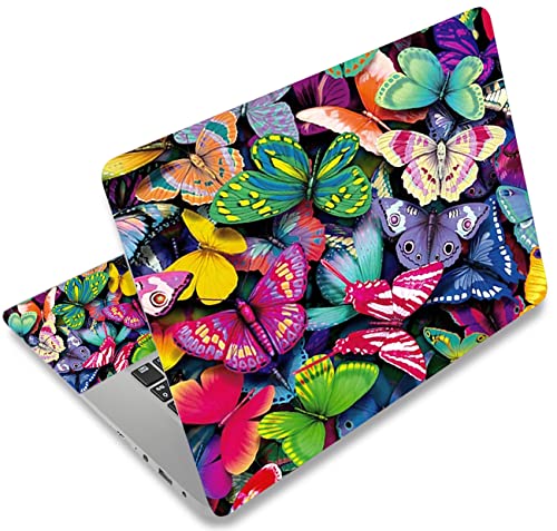 Pretty Butterflies Fashion Netbook Laptop Skin Sticker Reusable Protector Cover for 11.6-15.6 Inch Chromebook Skin YNEK-131 - color: YNEK-131