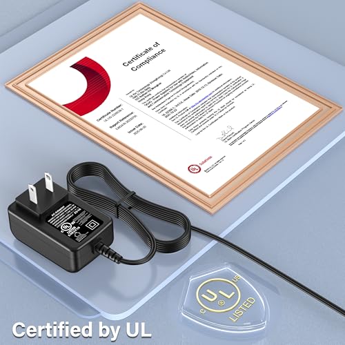 20V 1.5A 1A Charger Power Supply Adapter with 10 Interchangeable Jacks UL | Power Cord 20V 30W 20 Volt 1500mA 1000mA 800mA 500mA DC Adaptor PERFEIDY