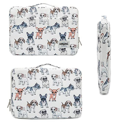 Kinmac Dogs 360° Protective Laptop Sleeve with Handle Computer Case Bag for Surface Pro,MacBook Pro 13",MacBook 12",New MacBook Air 13" Retina and iPad pro 12.9 - color: Dogs, size: 12 inch-13.3 inch