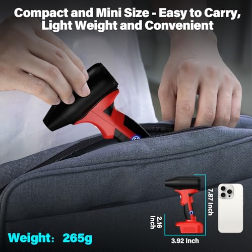 Cordless Leaf Blower, 130000 RPM High Speed Jet Fan, Compatible with Craftsman 20V Battery, Lightweight Handheld Electric Blower for Lawn Care, Yard, Patio, Dust & Debris Cleaning - size: 130000 RPM for Craftsman 20V
