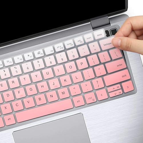 Keyboard Cover for Dell Latitude 14" 3450 3440 5450 5440 5430 5431 5420 7450 7440 7430 7420 7410, Dell Latitude 14" 9420 9430, Latitude 16 7650 7640, Latitude 15.6" 9520 9510 7520 -Ombrepink - color: Ombrepink