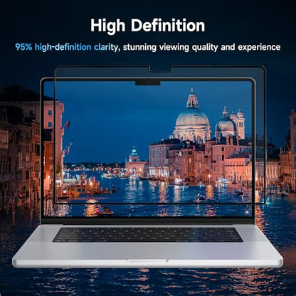Mamol Privacy Screen for MacBook Pro 13 Inch(2016-2022, M1, M2) & MacBook Air 13" (2018-2021, M1), MagicSuction Removable Vacuum Adsorption Anti Spy - size: 13 Inch Macbook Air (2018-2021)/Pro (2016-2022)