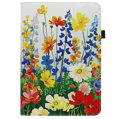 Universal 10 10.1 Inch Android Tablet Case, Dluggs 360 Degree Rotating Multi-Angle Viewing Stand Universal Case Cover for 10 10.1 and All 9.5-10.5 Inch Tablet, Small Flowers - color: Small Flowers