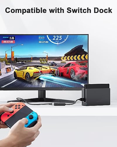 Switch Wired Internet LAN Adapter, Switch Ethernet Adapter for Nintendo Switch/Switch OLED, Mac Computer, Windows Laptops, USB to Ethernet Adapter, USB3.0 Network, Switch Accessories