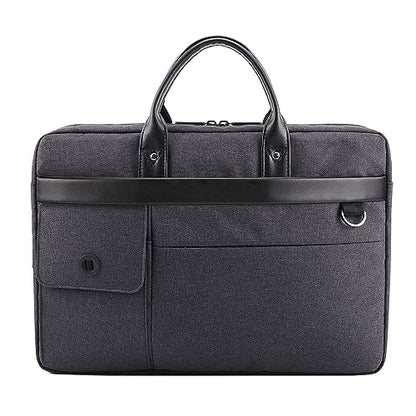 Lekesky Briefcases laptop Bag 15.6 Inch Travel Briefcase Water Resistant Expandable Shoulder Bag Messenger for Men