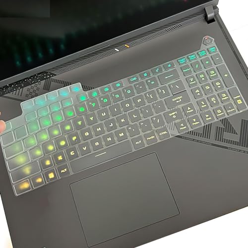 Ultra Thin Keyboard Cover for ASUS ROG Strix Scar 18/ROG Strix G18 18" Gaming Laptop, ROG Strix G18 G814 G815 G815LR G815LM G815LP G814JI/JZ/JU/JV/JY/JIR/JZR/JVR, ROG Strix Scar 18 G834 G834JY (TPU)