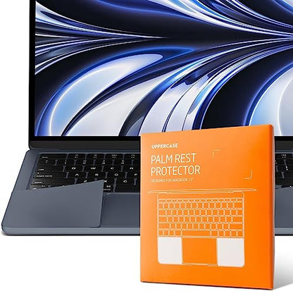 GhostShield Premium Palm Rest Protector Skin Cover Set, Scratches and Wear Protection, Compatible with MacBook Air 13" 2026 2025 2024 2022 with M5 M4 M3 M2, A3449 A3240 A3113 A2681, Midnight - color: Midnight