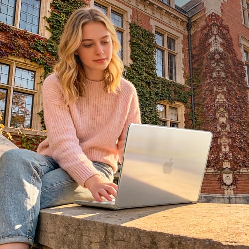 EooCoo Case for MacBook Neo 13 inch 2026, Scratch Resistant, Crystal Clear | Lightweight, Sturdy, Easy Snap-On, Against Scratches & Everyday Bumps, Model A3404 with A18 Pro Chip - color: Crystal Clear, size: Neo 13-inch