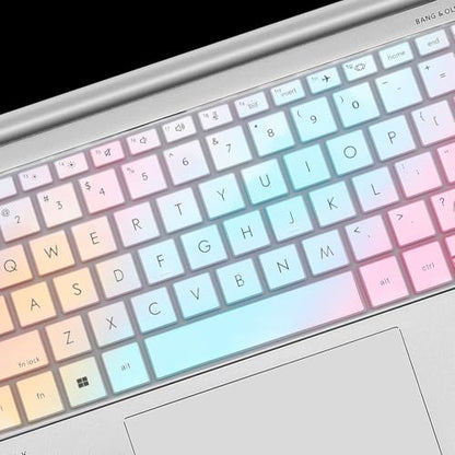 Keyboard Cover for HP EliteBook 830 835 840 845 1040 G9 G10 G11 2025 2024 2023 2022 13.3 14 inch Laptop Accessories Keyboard Protective Skin (Not fit The 830/840/845/1040 G11 G8 G7 G6 G5 G4 G3) - color: Candy Color