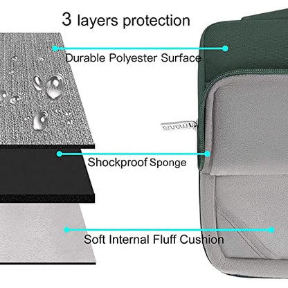 MOSISO Compatible with MacBook Pro 14 inch Case M5 2026 M4 M3 M2 M1 2025-2021 A3427 A3426 A3434 A3112 A3185 A3401 A2918 A2992 A2779 A2442, Case&Bag&Keyboard Skin&Webcam Cover&ScreenFilm,Midnight Green - color: Midnight Green