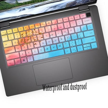 Keyboard Cover for 14 inch Dell Latitude 7410 7420 7430 7440 Notebook, Dell Latitude 5440 5431 5430 5420 3440 14"/Dell Latitude 7520 15.6"/Dell Latitude 9000 9420 9430 9510 9520 Keyboard Skin-Dazzling - color: Dazzling