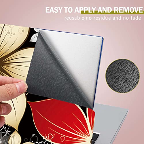 Laptop Notebook Skin Sticker Cover Decal Fits 12 13 13.3 14 15 15.4 15.6 inch Laptop Protector Notebook PC | Easy to Apply, Remove and Change Styles (Flowers) - color: Flowers
