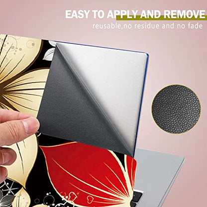 Laptop Notebook Skin Sticker Cover Decal Fits 12 13 13.3 14 15 15.4 15.6 inch Laptop Protector Notebook PC | Easy to Apply, Remove and Change Styles (Flowers) - color: Flowers