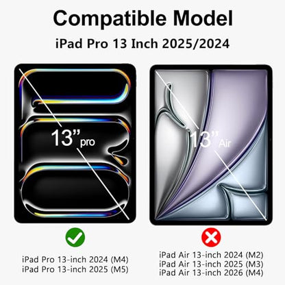 2pcs For iPad Pro 13 " M5/M4 2025/2024 Blue Light Blocking Screen Protector | For iPad Pro (8th/7th generation) anti-blue light, anti-glare, anti-fingerprint, no bubbles, eye protection screen protector - size: iPad Pro 13 Inch (2025/2024 8th/7th Gen)