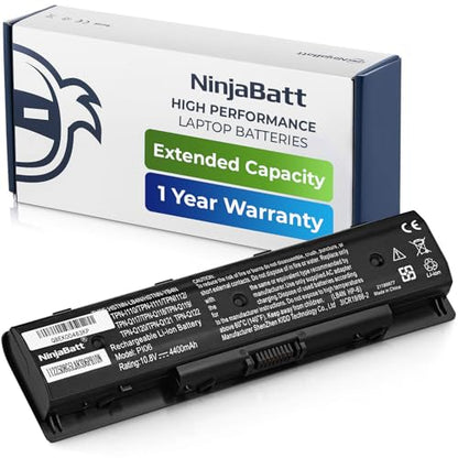 NinjaBatt P106 Battery for HP Envy PI06 710416-001 710417-001 M6-N010DX | Fits M7-J020DX M6-N012DX 17-E020US 17T-J100 HSTNN-LB4N HSTNN-UB4N HSTNN-LB40 TPN-L112 – 6 cells 4400mAh 10.8V - size: HP P106