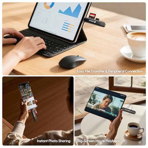 ULANZI CR1 3-in-1 SD/TF/USB Card Reader, USB 3.1 High-Speed 170MB/s, Triple-Slot Simultaneous, Dual USB-C/A, Case-Friendly Port, w/Carabiner Clip for Phone/Tablet/Mac/PC/Android/Photographer