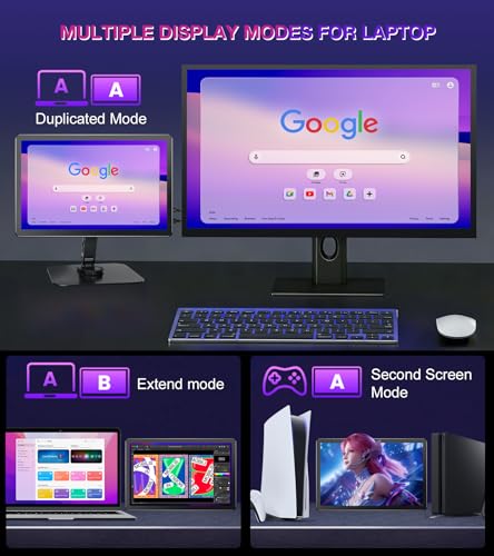 11 inch 2.5K 2560x1600 139% sRGB 1500:1 Portable Touchscreen USB-C HDMI Monitor 400nits for PC, Screen Extender IPS Small HDR Touch Screen Monitor, Mini CNC Display for Laptop PC Xbox PS4/5 - size: 11 inch