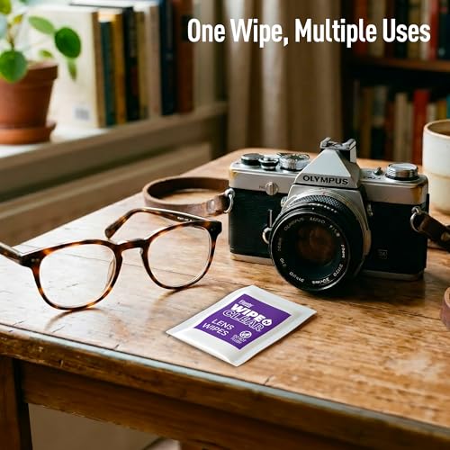 Flents Lens Wipes, Wipe 'N Clear, Pre-Moistened & Streak-Free, 300 Count | Safe for Glasses, Sunglasses, Gentle Cleaning, Clear Vision, Individually Wrapped for Travel & Convenience, Made in the USA - size: 300 Wipes