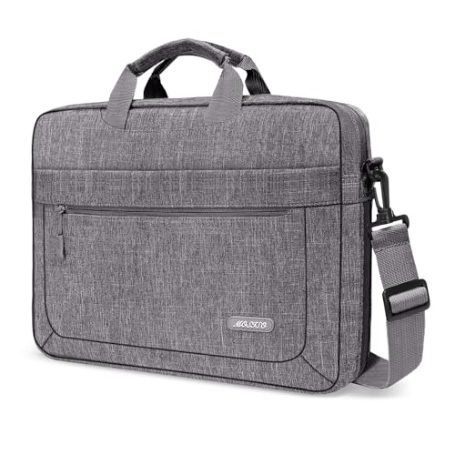 MOSISO Laptop Bag 17.3 inch, 17-17.3 inch Computer Bags | Computer Bags Compatible with MacBook, HP, Dell, Lenovo, Acer, Laptop Messenger Bag with Adjustable Depth at Bottom, Gray - color: Gray, size: 17.3 inch