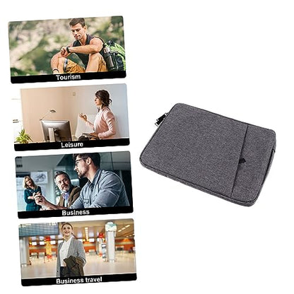 LALAFINA 1Pc Laptop Sleeve Case for Lightweight Pouch Organizer with Double Zippers for Office Travel and Leisure for Accessories and Essentials