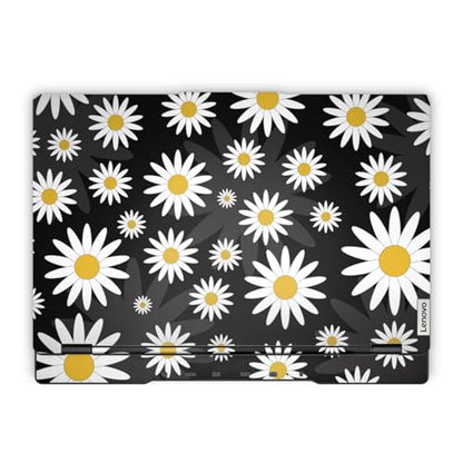 Laptop Skin Compatible with Lenovo Legion 5 Gaming Laptop (15IRX9) 2024 - Daisies - Premium 3M Vinyl Protective Wrap Decal Cover - Easy to Apply | Crafted in the USA - color: Daisies, size: Legion 5 Gaming (15IRX9) 2024 Full Cover Skin, style: Matte Finis