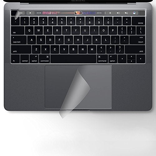 Se7enline Compatible with MacBook 2020-2024 Pro 13" Touch Bar Cover&Track Pad Protector Protective Film Laptop Accessories for M1/M2 Touch Bar Touch ID A2338/A2251/A2289, Clear/Transparent - size: 13 inch (2020-Now Version)
