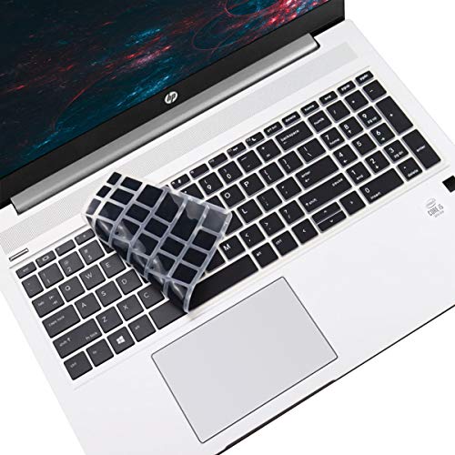 Keyboard Cover for 15.6" HP ProBook 450(G5/G6/G7) 455(G5/G6/G7) 650 G4 |17.3" HP ProBook 470 G5 (Not Fit ProBook 450/455 G8 G4 G3 G2 G1, ProBook 650 G8 G5 G3 G2 G1) US Layout Keyboard Skin-Black - color: Black
