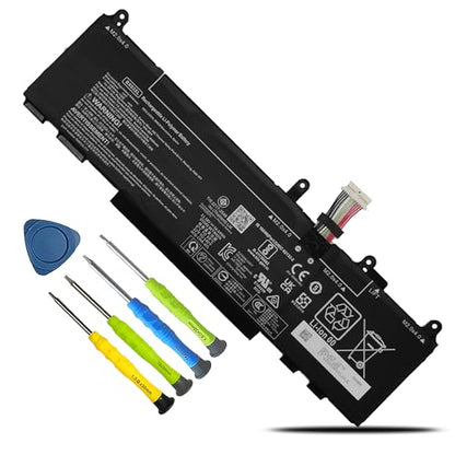 BX03XL N59733-171 Laptop Battery Replacement for HP EliteBook 830 835 840 845 860 865 G11 ZBook Firefly 14 16 G11 Series BX03056XL BXO3XL HSTNN-OB3H HSTNN-AB1D N59733-B71 N59733-AC1 56.04Wh - size: 9.65*3.46*0.28inch BX03XL