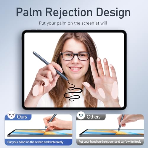 IP151 EMR Stylus Pen with Digital Eraser + 3 Replacement Tips | 4096 Pressure Level Sensitivity&Palm Rejection, Compatible with Remarkable/Kindle Scribe/Wacom Tablets/Samsung/Boox EMR Devices