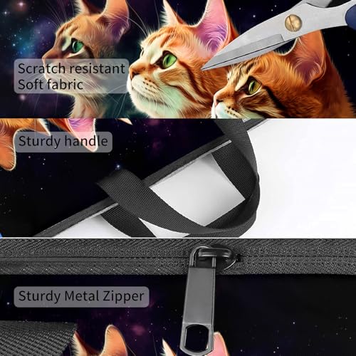Laptop Bag,14 15 15.6 inch Laptop Case Sleeve,Computer Sleeve with Handle for Women Men,Carrying Case for MacBook,Dell,Lenovo,Notebook Computer,Cute Cat Black - color: Cute Cat Black