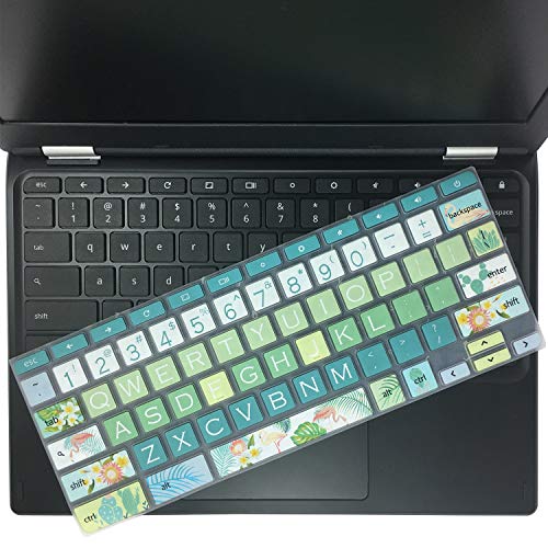 Silicon Keyboard Cover for 11.6" Lenovo Chromebook C330 C340, Flex 11, 100e 300e 500e N20 N21 N22 N23, 14" N42 N42-20, Flamingo - color: Flamingo