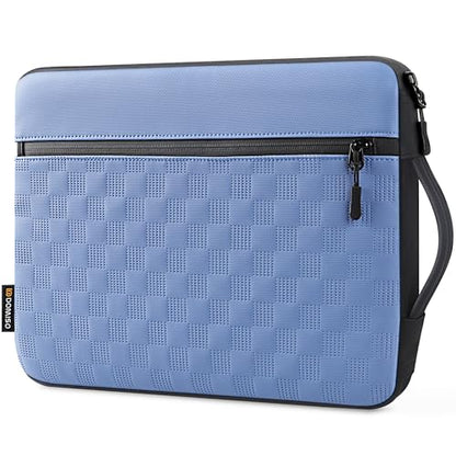 DOMISO 14 Inch Laptop Sleeve, Waterproof Shockproof Protective Case with Handle, Fits MacBook Pro/Dell XPS/HP 14" Notebooks, Blue - color: Blue, size: 14 inch