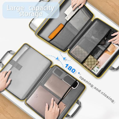 ZINZ Expandable Laptop Case 15.6 Inch Sleeve, Protective Carrying Case Compatible with MacBook Neo 16", MacBook Pro 16"/15.4", Dell XPS 16" and Most 15" 15.6" 16" Notebook，G01YL01 - color: G01yl01, size: 15-16"