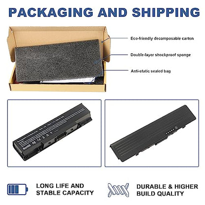 Laptop Battery for Dell Inspiron 1521 1520 1721 pp22l pp22x ; Dell Vostro 1500 1700, fits P/N W280 0UW280 NR239 312-0589 451-10477 FK890 GK476 GK479 312-0504 312-0575 312-0576 312-0590 312-0594 FP282 - size: 7.86*2.15*0.88inch 1520