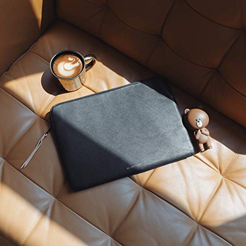 Comfyable Slim Protective Laptop Sleeve Compatible with 13/14 Inch MacBook Air & MacBook Pro M5/M4/M3/M2 Pro/Max 2026, Mac Travel Case, Laptop Pouch, Slim PU Leather Cover, Black - color: Black, size: For 13.3"-14" Mac Pro / Mac Air