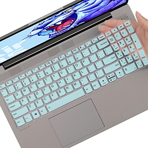 Keyboard Cover for 2021 2020 Latest Lenovo Ideapad 5 15IIL05 15.6" /Ideapad Flex 5 15IIL05 /Ideapad Slim 7 15 15.6" |New Lenovo Flex 5 15 15.6 (with Numeric Keypad) US Keyboard Cover - color: Hot blue