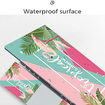 Laptop Skin Sticker,13.3 14 15 15.4 15.6 inch Laptop Skins,Universal Vinyl Decal,Dustproof Scratch Resistant Reusable Cover Protector with Free 2 Wrist Pads (Summer) - color: Summer