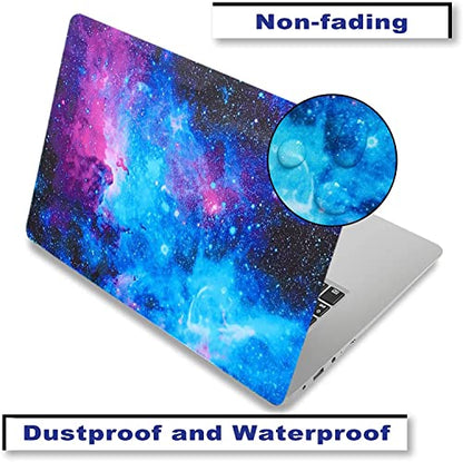 Laptop Skin Sticker,13.3 14 15 15.4 15.6 inch Laptop Skins,Universal Vinyl Decal,Dustproof Scratch Resistant Reusable Cover Protector with Free 2 Wrist Pads (Pink Letter) - color: Pink Letter