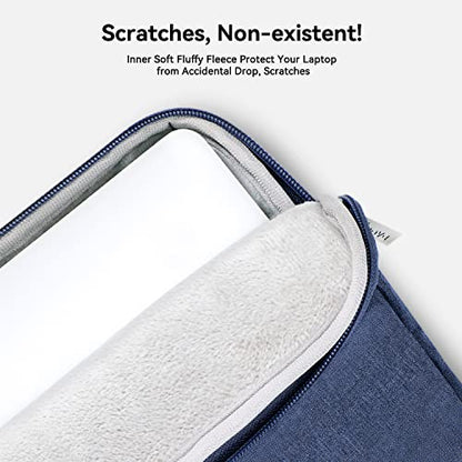 Voova 15.6-15 Inch Laptop Sleeve with Handle, MacBook Sleeve, Blue | Splash-proof 15.6-inch laptop sleeve with handle and removable strap; fits notebooks and MacBook Pro for daily commute - color: Blue, size: 14-15.6In & 2019 New Macbook Pro 16 Inch