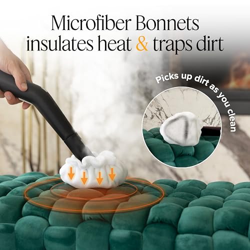 Dupray Steam Cleaning Pack Pro - Kit for Dupray Steam Cleaner | 24-Piece accessory kit | Microfiber cloths & bonnets, nylon, brass, horsehair and stainless brushes, felt storage bag