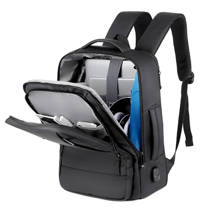 Laptop Backpack for Men 17.3 inch Travel Computer Bag - color: Black280