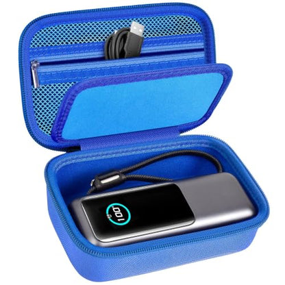 Laptop Power Bank Case for Anker 25000& Prime 27650，Blue | Organizes the Power Bank, Small Cables and 100W Charging Base; Larger 150W Charging Base Does Not Fit, Case Only - color: Blue