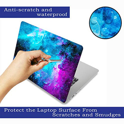 ToLuLu Laptop Skin Sticker Decal, 12" to 15.6" inch Laptop Vinyl Skin Sticker Cover Art Protector, Nebula Galaxy - color: Nebula Galaxy